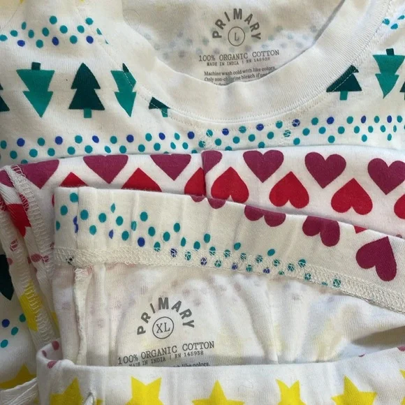 Primary Organic Cotton Fair Isle Christmas Pajamas - Picture 2 of 10